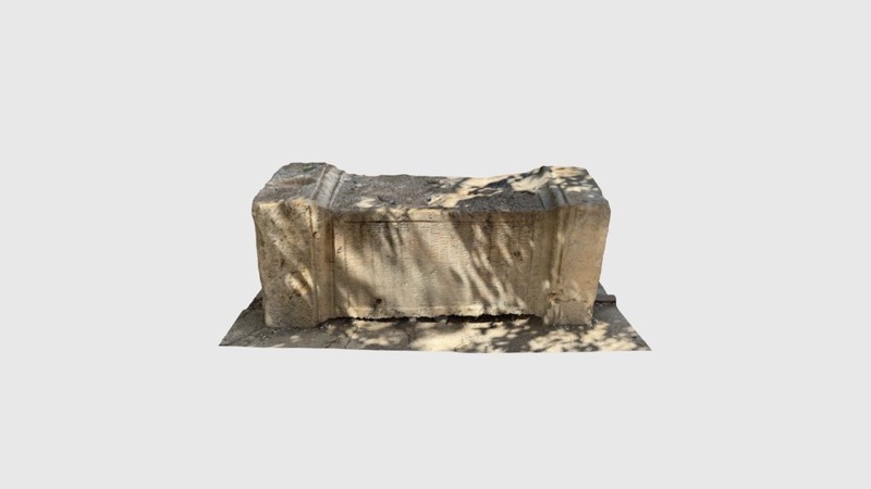 Latin Inscription Slab  Water Temple of Zaghouan