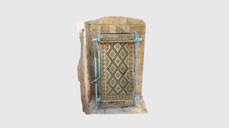 Traditional Loom with Woven Carpet – Medina of Tunis