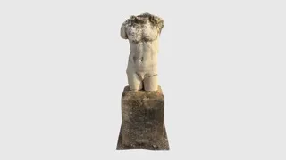 Male Torso Statue – Roman Villas of Carthage, a 3D scan by Tanit XR