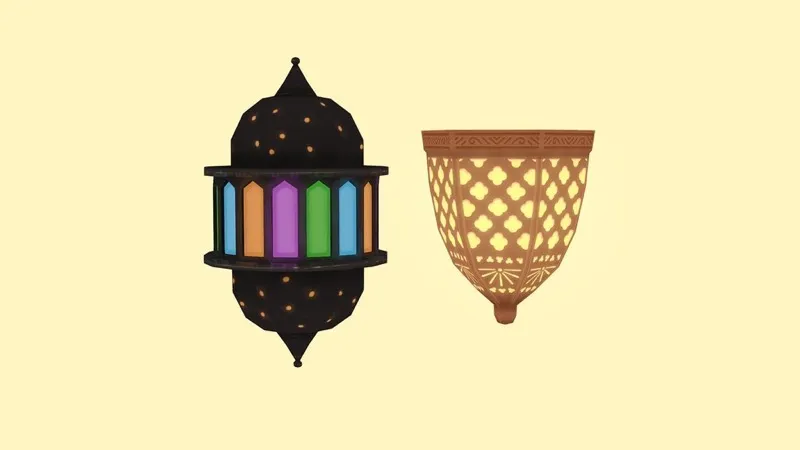 مصابيح (مضاءة)