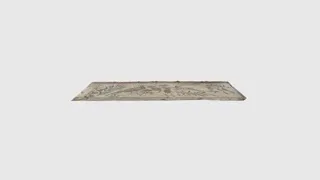 Roman Mosaic with Bird and Vine Motifs – Villas…, a 3D scan by Tanit XR