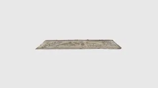 Roman Mosaic with Bird and Vine Motifs, a 3D scan by Tanit XR