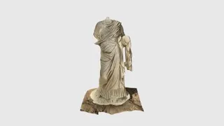 Roman Togatus Statue – Byrsa Hill, Carthage, a 3D scan by Tanit XR