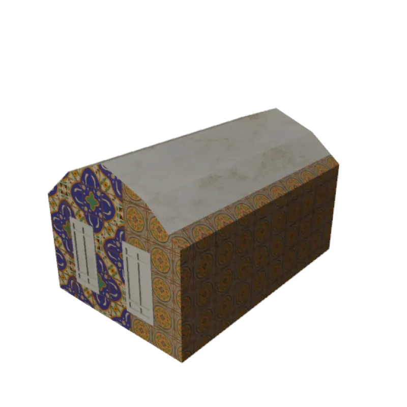 غرفة مؤثثة